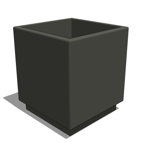 View Custom Cube Planter